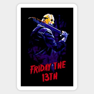 Friday the 13th Jason Sticker